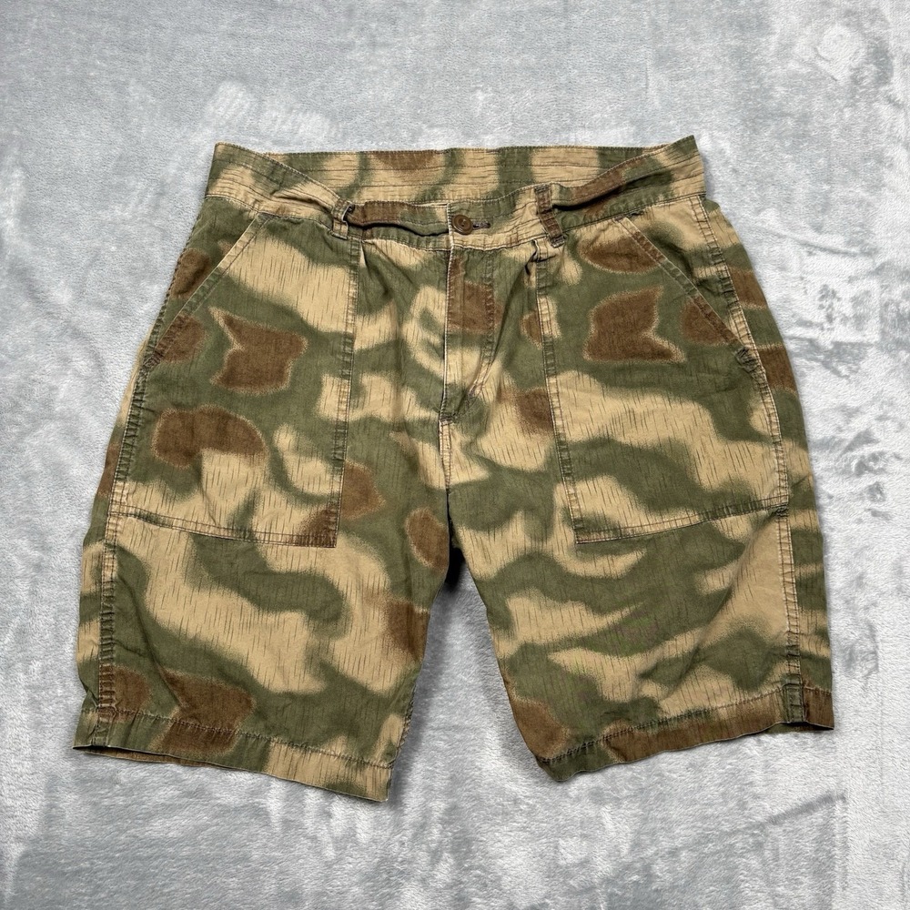 Neighborhood Type NH-MM Camo Military Shorts Size Large Made In Japan
